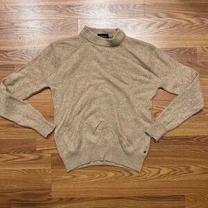 Scotch & Soda Camel Color Long Sleeve Wool Blend Sweater Medium
